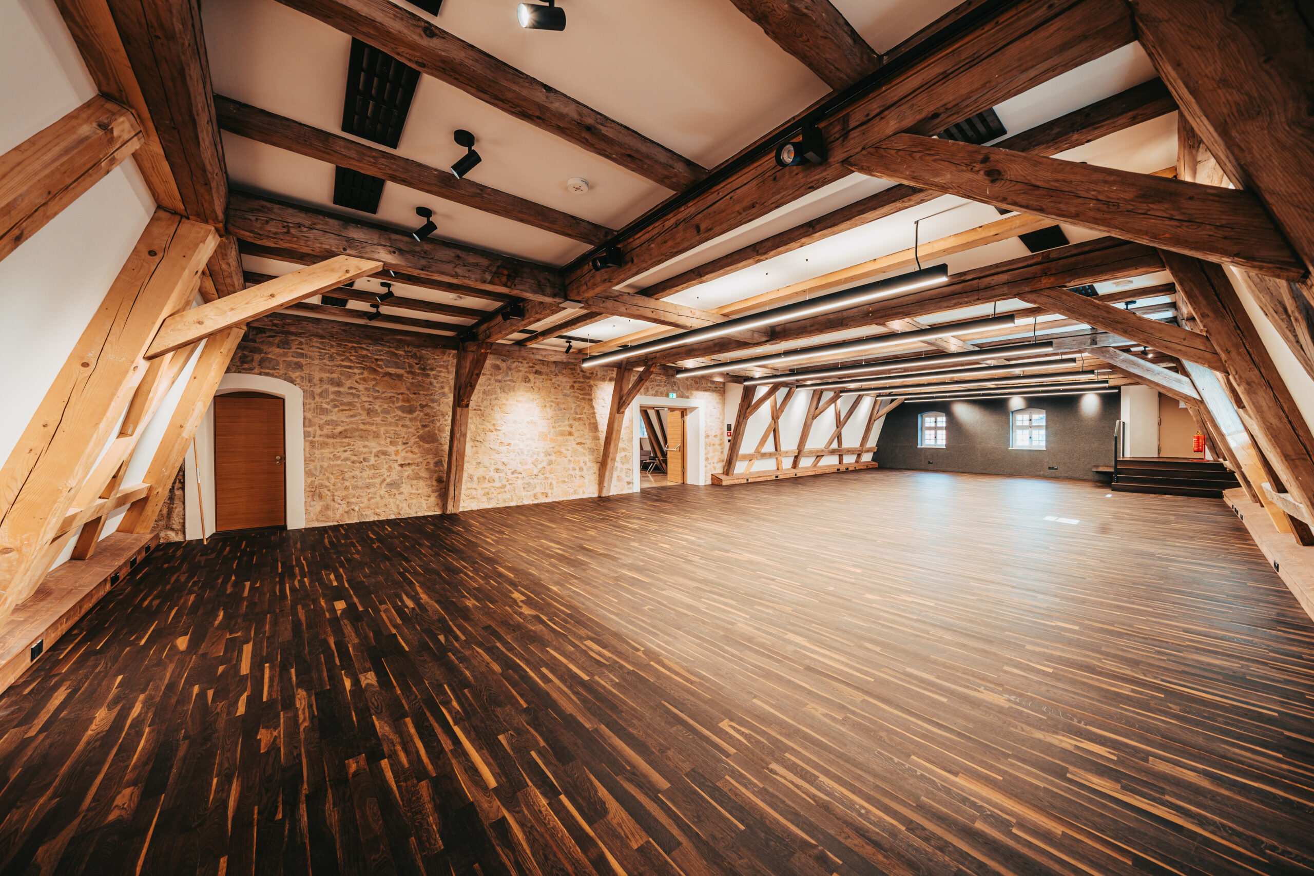 Der kleine Saal im Weitwinkel